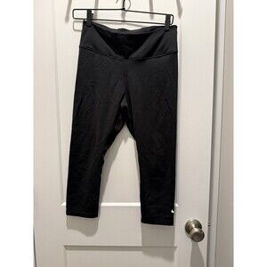Nike Pant Women M Capri Train Tight Dri Fit Mid 19.5”Stretch Gym Run Core